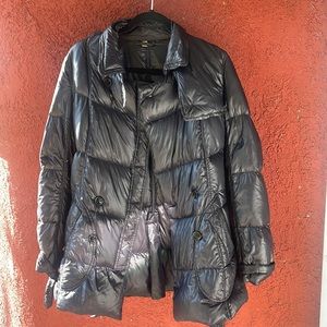 Womens black Burberry original jacket